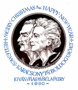 Béla Petry: Christmas Greetings of the Petry's